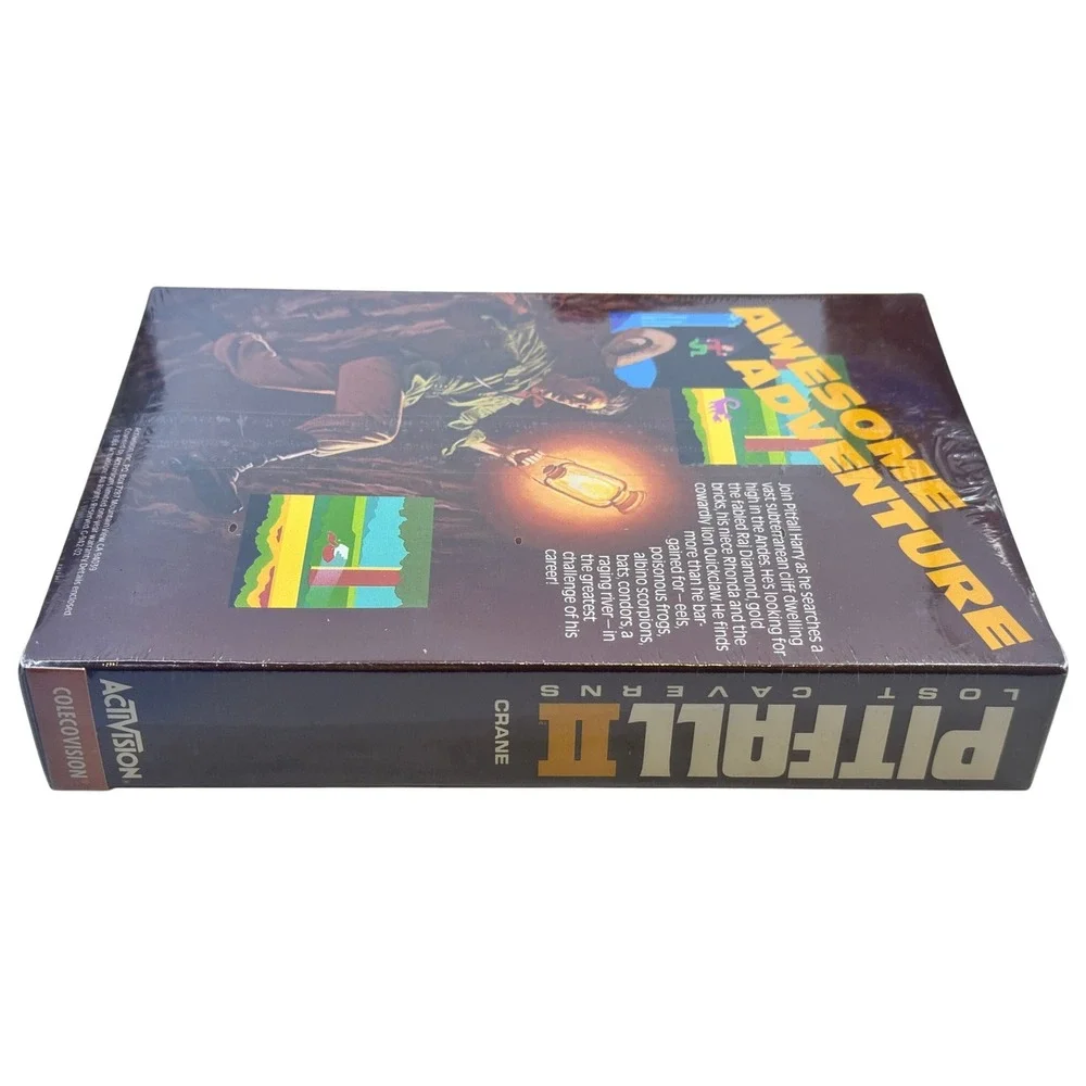 Pitfall II Lost Caverns ColecoVision Adam Activision David Crane New Sealed